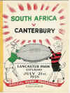 21/07/1956 : Cantebury v South Africa