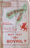 21/12/1935 : Wales V New Zealand