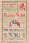 23/02/1929 : Wales v France