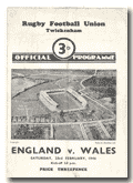 23/02/1946 : England v Wales
