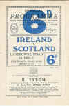 23/02/1952 : Ireland v Scotland