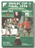 23/05/1998 : Ebbw Vale v Llanelli
