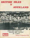 23/07/1977 : British Lions v Auckland 