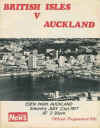 23/07/1977 : British Lions v Auckland