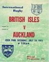 24/07/1971 : British Isles v Auckland