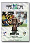 24/10/1999 : France v Argentina (Quarter Final)