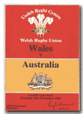 20/11/1984 : Llanelli v Australia 