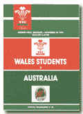 24/11/1992 : Wales Students v Australia