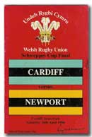 26/04/1986 : Cardiff v Newport