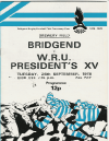 26/09/1978 : Bridgend v WRU Presidents XV