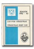 26/09/1992 : Ystradgynlais v Colwyn Bay