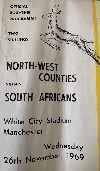 26/11/1969 : South Africa v North West Counties