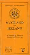 22/02/1930 Scotland v Ireland