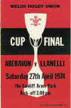 27/04/1974 : Aberavon v Llannelli 