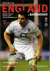 27/05/2012 : England v Barbarians