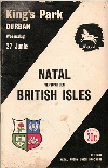 27/06/1962 : Lions v Natal