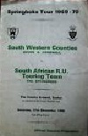 27/12/1969 : South Western Counties v South Africa