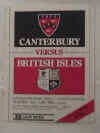 28/06/1983 : British Isles v Cantebury