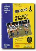 28/10/1994 : Bridgend v Far North Transvaal