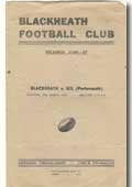 29/03/1947 : Blackheath v U.S (Portsmouth)