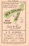 29/11/1924 : Wales V New Zealand