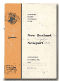 30/10/1963 : Newport v New Zealand