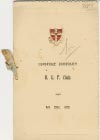 CURFC Dinner Menu 1923 (Signed)