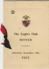 The Eagles Club Dinner November 1922