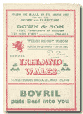 12/03/1949 : Ireland v Wales