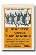 27/10/1982 : Maesteg v N.Z Maoris