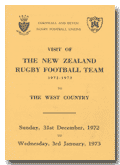 31/12/1972 : Visit of the New Zealand Rugby to West Country 