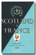 11/01/1958 : Scotland v France