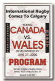 27/06/2000 : Young Canada v Wales Dev XV