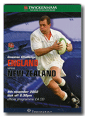 09/11/2002 : England v New Zealand