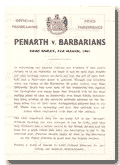 31/03/1961 : Penarth v Barbarians