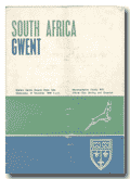 19/11/1969 : South Africa v Gwent