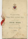 St Johns College (Cambridge) Dinner Menu (Signed)