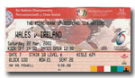 22/03/2003 : Wales v Ireland