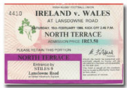 15/02/1986 : Ireland v Wales
