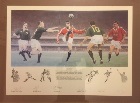 1997 British and Irish Lions hand signed framed print.