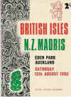 13/08/1966 : British Isles v New Zealand Maori